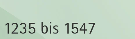 1235 bis 1547